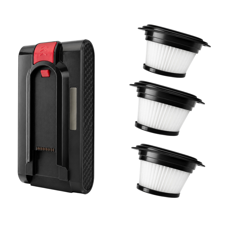 Batteri & Filterpaket – 1 Batteri + 3 Filter